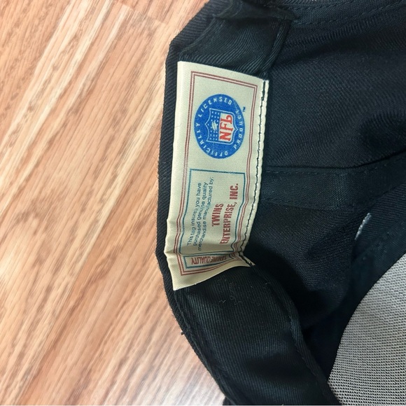 Vintage New York Giants Men’s Hat Twins Enterprises Black NFL Strapback - Picture 4 of 5